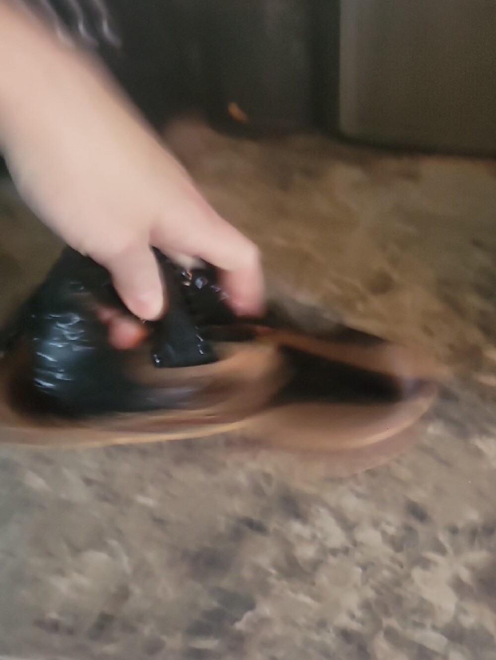 Jack Rogers Black Leather Sandals    Flats Size 9 Women Firm - Picture 5 of 8